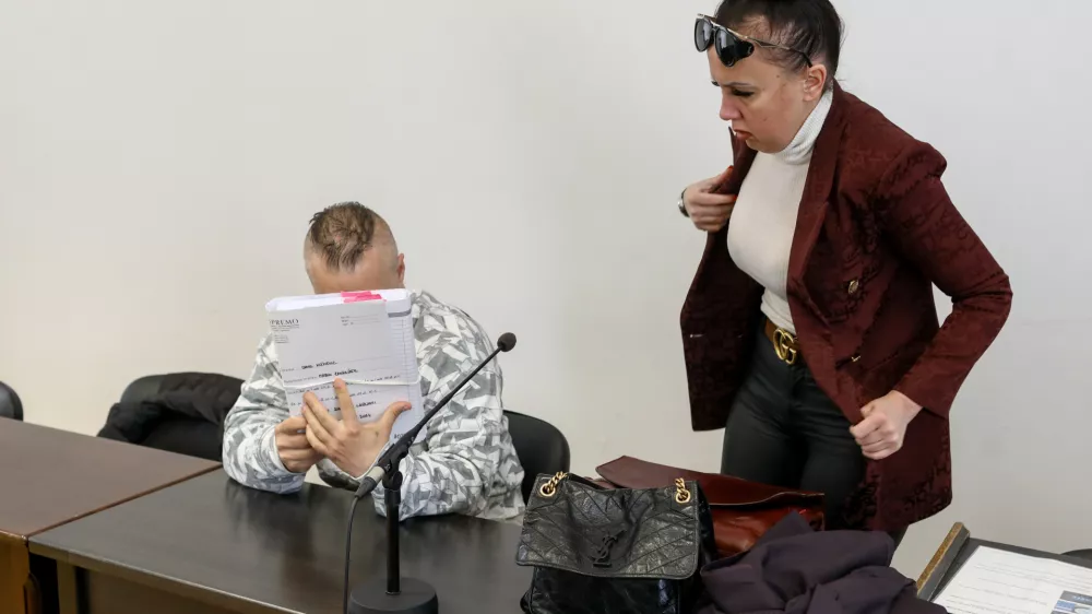 Klemenc David07.03.2025 - sojenje v zadevi - sodi&scaron;če - Klemenc davidFoto: Luka Cjuha