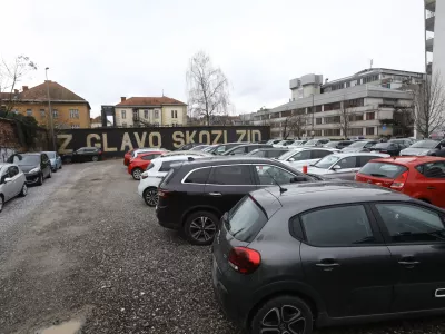 17.03 2025 - Parkiri&scaron;če - parcela za zdravstveni dom ljubljanaFoto: Luka Cjuha