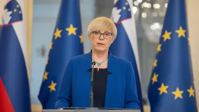 Ljubljana, predsedniska palaca.Predsednica Republike Slovenije Natasa Pirc Musar je podala izjavo za javnost glede postopkov imenovanja kandidatov za vodenje nekaterih drzavnih institucij.