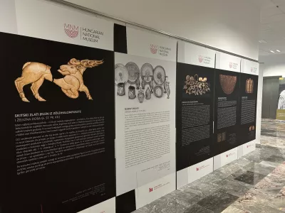 Ljubljana, Narodni muzej Slovenije.Gostujoca razstava Zakladi madzarskega narodnega muzeja v Narodnem muzeju Slovenije.