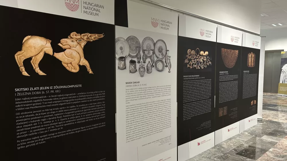 Ljubljana, Narodni muzej Slovenije.Gostujoca razstava Zakladi madzarskega narodnega muzeja v Narodnem muzeju Slovenije.