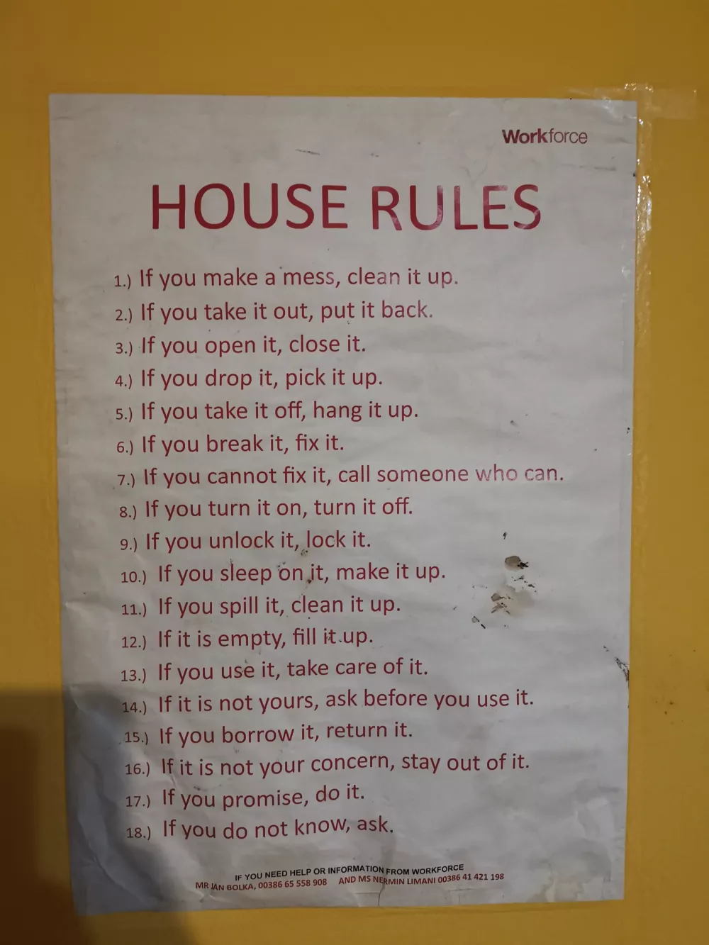 bivalne razmere, Filipinci, vozniki