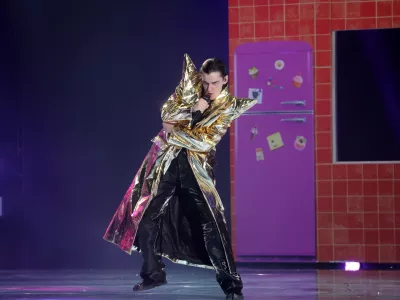 02.03.2025., Opatija - Marko Bosnjak pobjednik Dore.Photo: Goran Kovacic/PIXSELL Photo: Goran Kovacic/PIXSELL