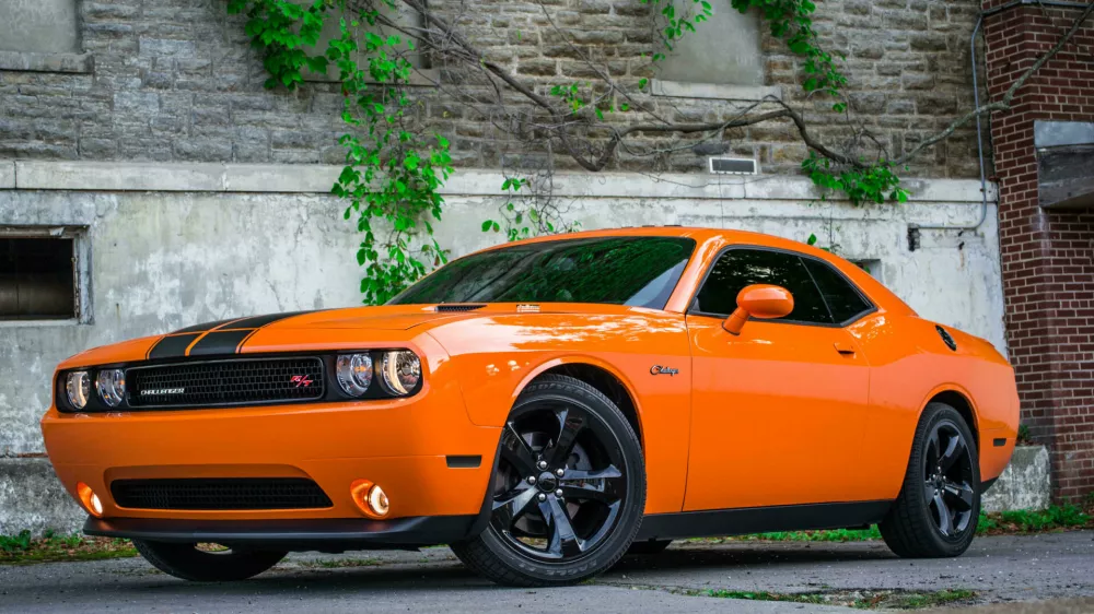 F05EH7 2014 dodge challenger RT hemi orange