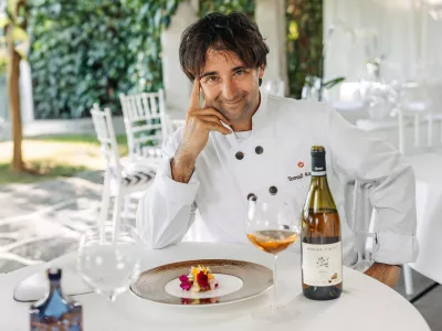 Vikend oddih s presenetljivimi okusi vrhunskega slovenskega chefa Tomaža Kavčiča. F Nejc Pernek