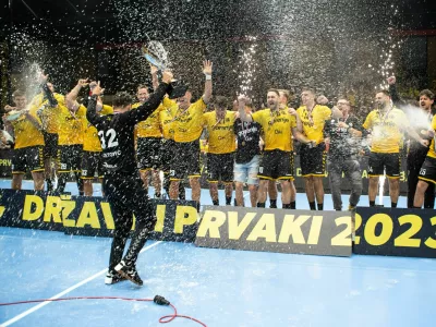 rokomet, gorenje, slavje, državni prvak