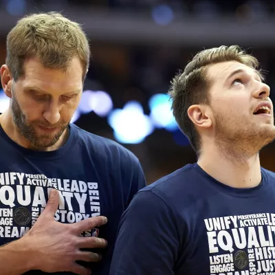 Dirk Nowitzki je bil šokiran nad prodajo Luke Dončića / Foto: Profimedia
