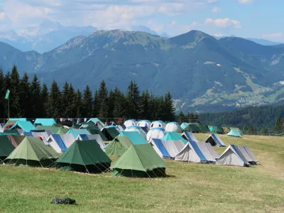 Taborni&scaron;ki zlet 2022, Cerkno, taborniki, taborjenje, Zveza tabornikov Slovenije