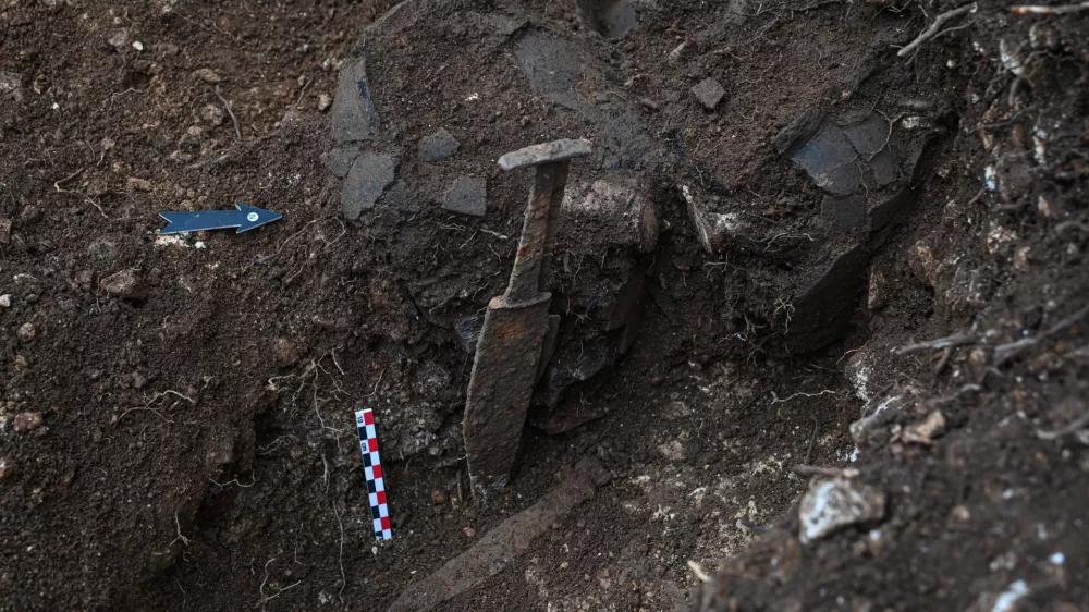 Vipava, Budanje, možna lokacija Bitke pri Mrzli reki, Narodni muzej Slovenije