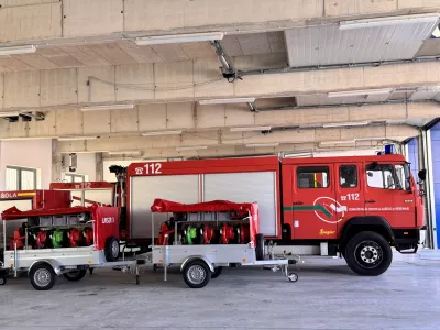 Sezana, Vseslovenski center za pozare v naravnem okolju.V Sezani so predstavili nov Vseslovenski center za pozare v naravnem okolju.