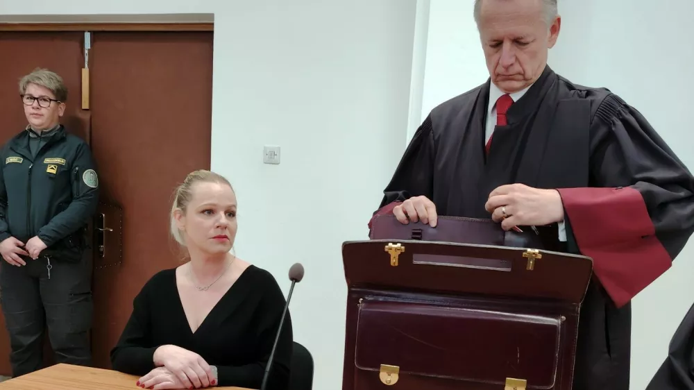 Obdolžena Tea K. je imela v krvi sledi droge alfa PiHP in zdravila diazepam oziroma helexa. Foto: Mojca Marot