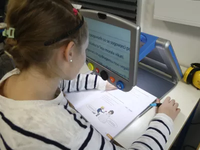 25.09.2024 - Center IRIS - Center za izobraževanje, rehabilitacijo, inkluzijo in svetovanje za slepe in slabovidne Ljubljana.FOTO: Luka Cjuha