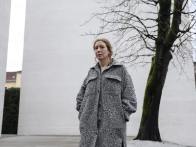 - 13.03.2025 - &scaron;vedska pisateljica Amanda Svensson//FOTO: Jaka GasarOPOMBA: ZA OBJEKTIV - INTERVJU