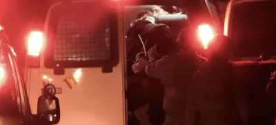 CORRECTS DATE: Hamdan Ballal, Palestinian co-director of Oscar-winning documentary No Other Land, is detained by the Israeli military from his home in the Israeli-occupied West Bank, Monday March 24, 2025. (Raviv Rose via AP)