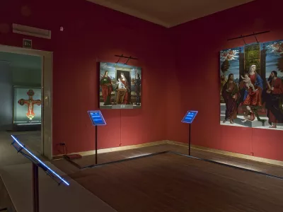 carpaccio slike bene&scaron;kih mojstrov iz istrskih cerkva, ki jih imajo &scaron;e vedno v Italiji / Foto: Muzej Sartorio Trst