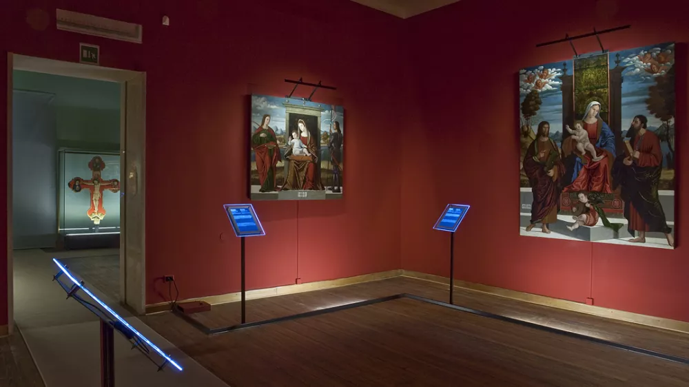 carpaccio slike bene&scaron;kih mojstrov iz istrskih cerkva, ki jih imajo &scaron;e vedno v Italiji / Foto: Muzej Sartorio Trst