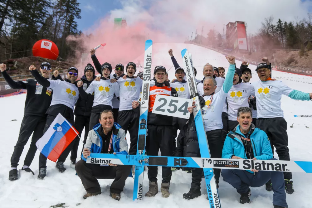 Domen Prevc30.03.2025 - finale svetovnega pokala v smučarskih skokih, mo&scaron;ki, posamična tekma; PLANICA 2025Foto: Luka Cjuha / Foto: Luka Cjuha