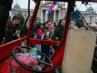 15.3.2025 - Beograd - Srbija - &scaron;tudentski protest - največji shod v zgodovini SrbijeFoto: Luka Cjuha