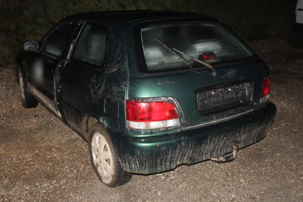 neregistrirani avtomobil