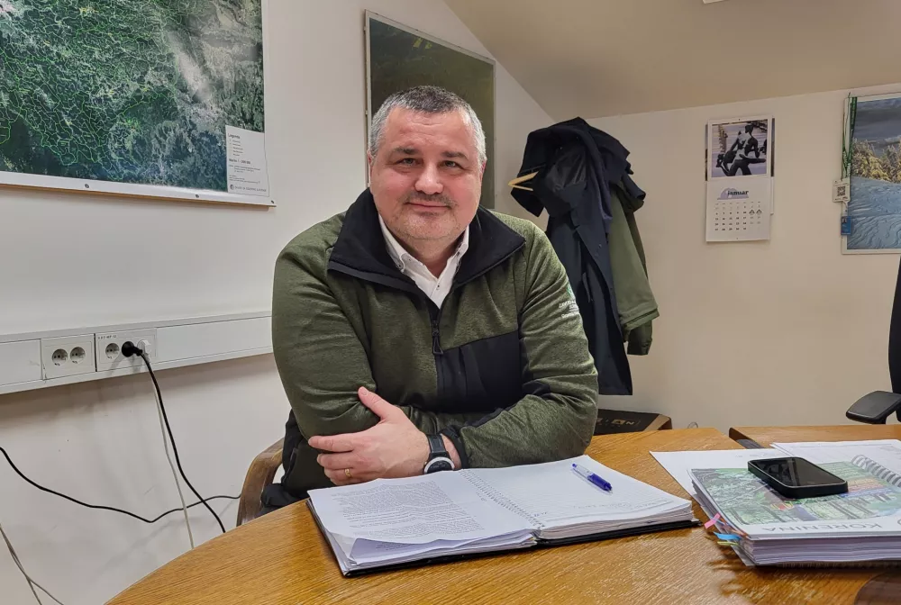 Gregor Danev, direktor Zavoda za gozdove Slovenije / Foto: Katja Gle&scaron;čič 