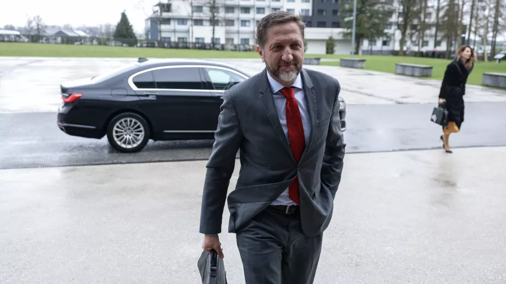 Klemen Bo&scaron;tjančič- 17.03.2025 - koalicijski vrh, ki ga je gostil premier Robert Golob, na katerem so opravili pregled preteklih in načrtovanih aktivnosti pri uresničevanju koalicijskih zavez glede krepitve javnega zdravstva, vzdržnega pokojninskega sistema in stanovanj za mlade//FOTO: Jaka Gasar