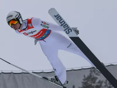 Domen Prevc - 27.03.2025. - Finale Svetovnega pokala v poletih. Planica 2025. Foto: Bojan Velikonja