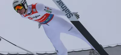 Domen Prevc - 27.03.2025. - Finale Svetovnega pokala v poletih. Planica 2025. Foto: Bojan Velikonja