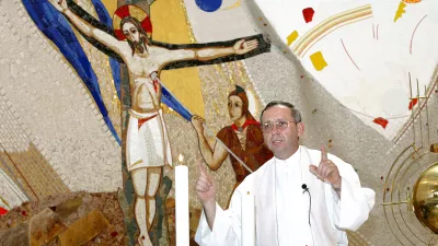 Marko Rupnik, mozaik v cerkvi Svetega Marka na Markovcu