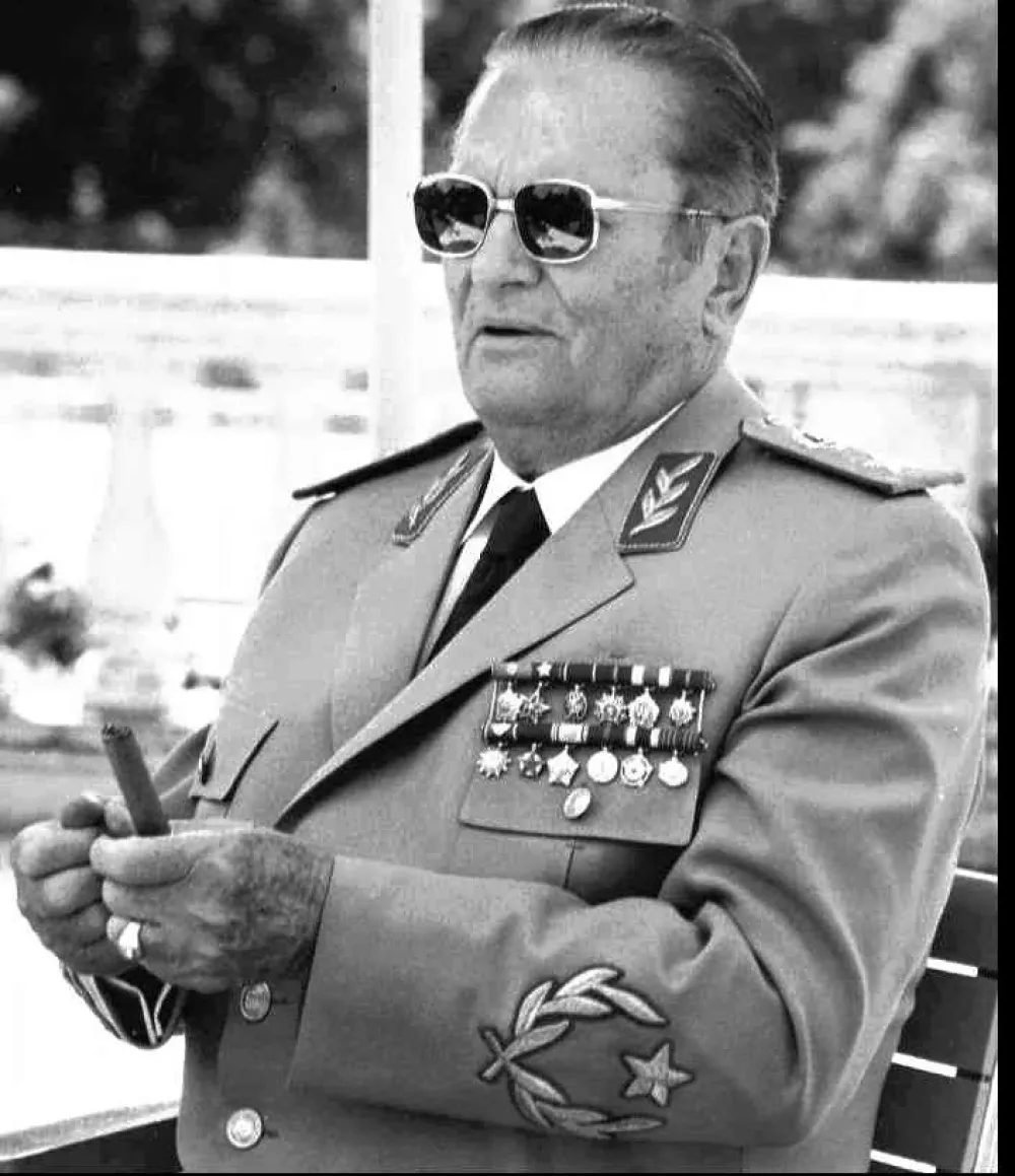 This is an undated photo of former president of Yugoslavia Josip Broz Tito. More than 17 years after Tito's death, many Yugoslavs now recognize that he had a hand in creating the mess they've since lived through - and many died in. (AP Photo)