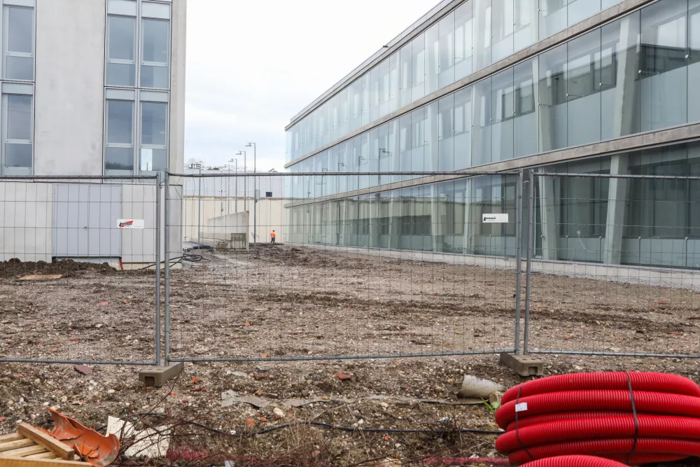 - Nov zapor Dobrunje.- 26.03.2025. - Gradbi&scaron;če novega zapora v Dobrunjah.//FOTO: Bojan Velikonja