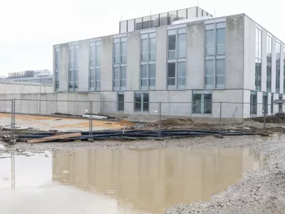 - Nov zapor Dobrunje.- 26.03.2025. - Gradbi&scaron;če novega zapora v Dobrunjah.//FOTO: Bojan Velikonja