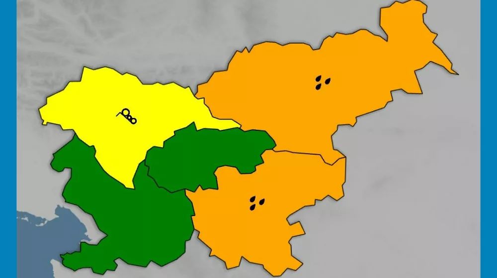 Oranžni alarm 28. 3. 