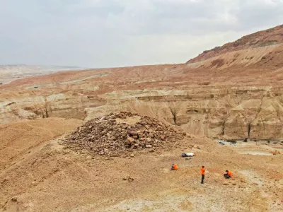 Piramida Izrael najdbe Foto: Israel Antiquities Authority