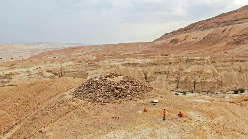 Piramida Izrael najdbe Foto: Israel Antiquities Authority