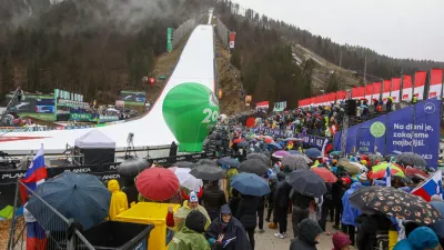 29.03.2025 - finale svetovnega pokala v smučarskih skokih, mo&scaron;ki, ekipna tekma; PLANICA 2025 - Foto: Luka Cjuha