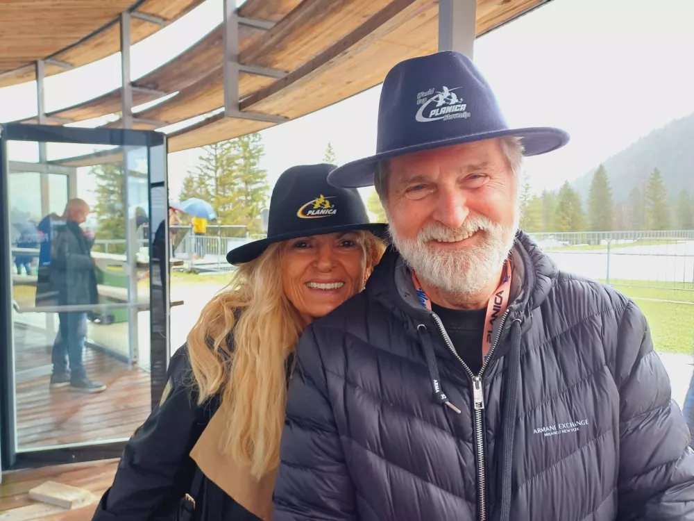 Leonida Zalokar in mož Frenk. Foto:&nbsp;Tina Jereb