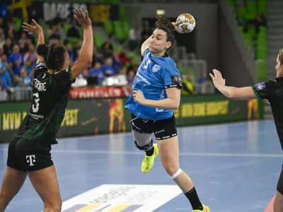 Tja&scaron;a Stanko11.01.2025 Krim Mercator - Ferencvaro&scaron;, deveti krog evropske lige prvakinj v rokometu. FOTO: Nik Erik Neubauer