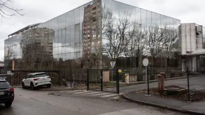 06.01.2025. - Stavba na naslovu Litijska 51, ki je predmet afere nakupa za potrebe Okrožnega sodi&scaron;ča v Ljubljani.//FOTO: Bojan Velikonja