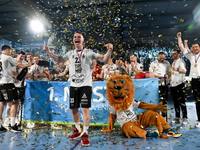 - 6.04.2024 &ndash; Finale pokala v rokometu, Trimo Trebnje: Slovenj Gradec //FOTO: Nik Erik Neubauer