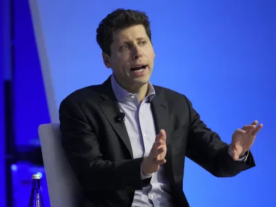 File - Sam Altman participates in a discussion during the Asia-Pacific Economic Cooperation (APEC) CEO Summit, Thursday, Nov. 16, 2023, in San Francisco. Microsoft has announced that it's hired Sam Altman and another architect of ChatGPT maker OpenAI after they unexpectedly departed the company days earlier in a corporate shakeup that shocked the artificial intelligence world. Microsoft Chairman and CEO Satya Nadella also tweeted Monday, Nov. 20, 2023 that the major investor in the chatbot that kicked off the generative AI craze is committed to its partnership with OpenAI. (AP Photo/Eric Risberg, File)