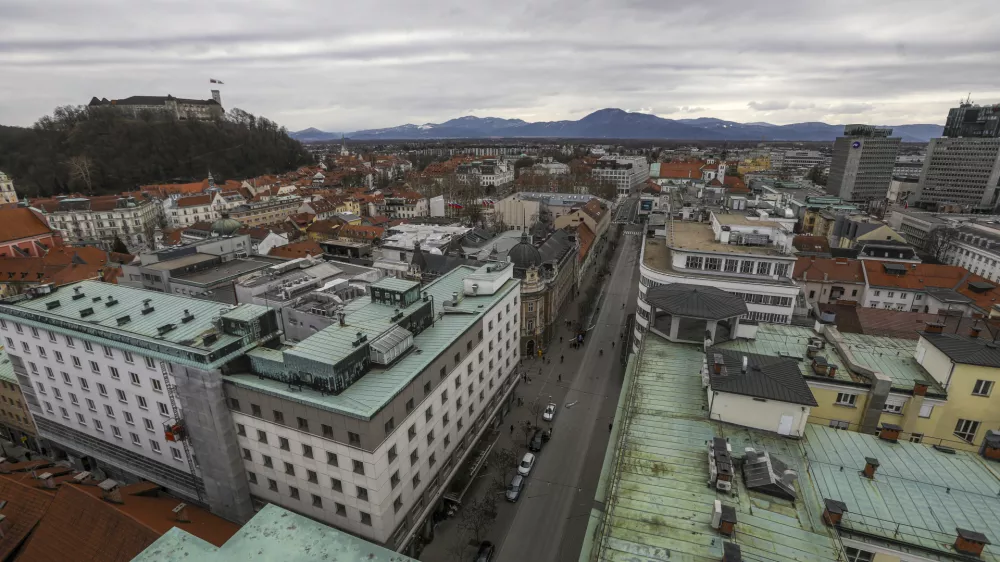 13.01.2025 - Ljubljana panorama - simbolična fotografijaFoto: Luka Cjuha