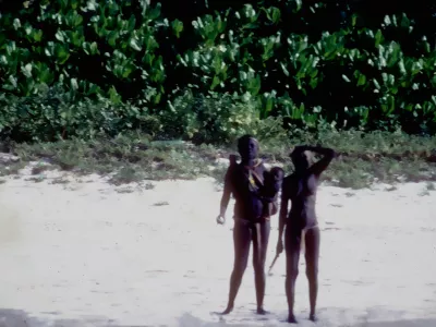 HY0EER North sentinelese family, tribal people, Andaman and Nicobar island, India, Asia, Indian, Asian. Foto: Reuters/Alamy