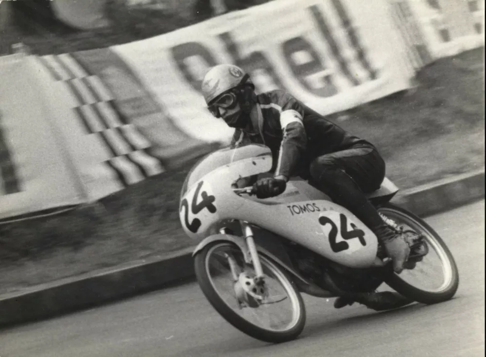 Janko &Scaron;tefe na dirki v Imoli leta 1969 Foto: arhiv Janka &Scaron;tefeta