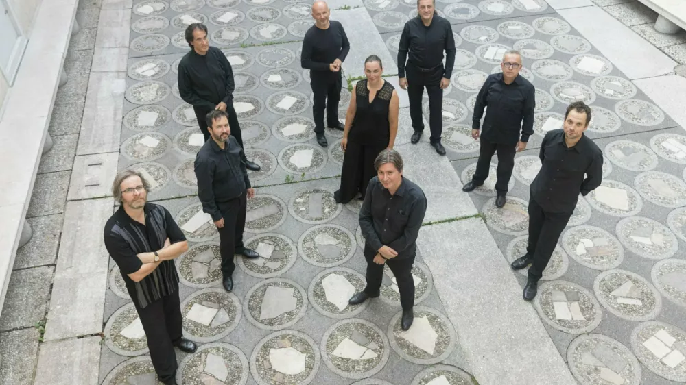 V Vite&scaron;ki dvorni Križank bo 13. aprila tradicionalna Noč slovenskih skladateljev s &scaron;tevilnimi novimi deli skladateljev različnih generacij. Krstno jih bo odigral Ansambel za sodobno glasbo MD7. Foto: Darja &Scaron;travs Tisu