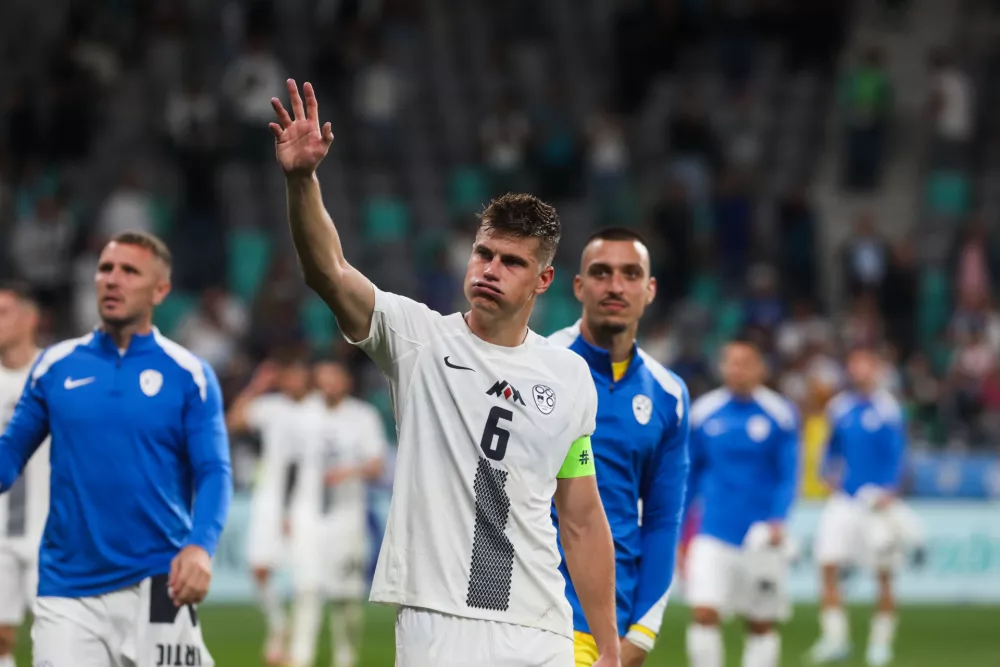 - Jaka Bijol.- 06.09.2024. Nogomet, Liga narodov. Tekma 1. kroga Slovenija - Avstrija.//FOTO: Bojan Velikonja