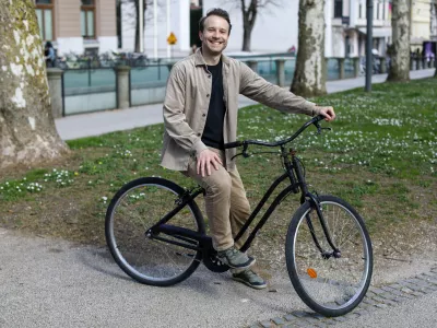 2.4.2025 - Nik &Scaron;krlec, slovenski dramski igralec in televizijski voditelj,Foto: Luka Cjuha