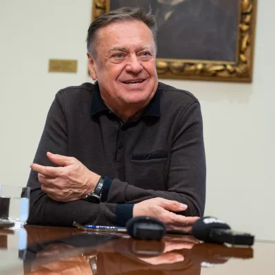 Ljubljana, MOL.Intervju z ljubljanskim zupanom Zoranom Jankovicem.