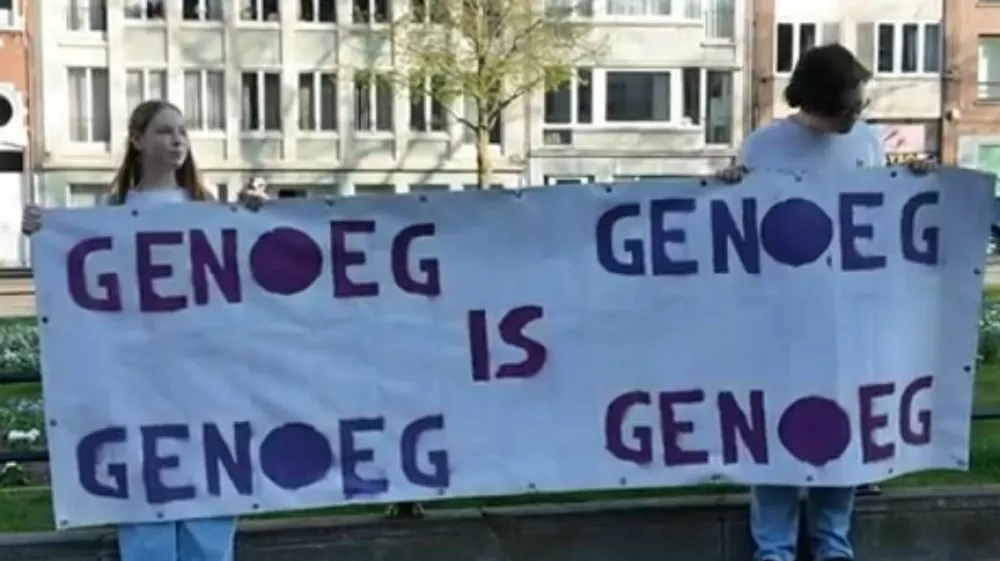 Več sto ljudi se je zbralo na protestih v dveh belgijskih mestih in oblasti sporočalo, da imajo dovolj ponižujoče nizkih kazni za spolne napadalce. 