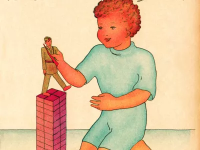 Naslovnica prve Cicibanove &scaron;tevilke, ki je iz&scaron;la pred osemdesetimi leti.