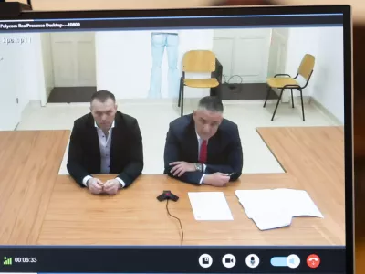 11.04.2025 Obtožena &Scaron;pela Kovač in Dino Muzaferovič, nasilni&scaron;tvo, izsiljevanje, zatajitev.FOTO: Nik Erik Neubauer